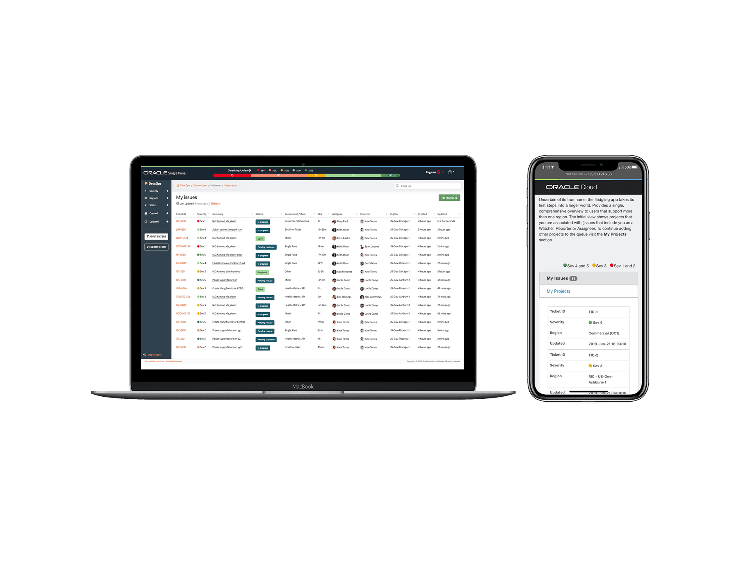 Oracle Single Pane